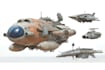 create a spaceship or vehicle design for you