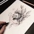 make a custom birth flower tattoo design