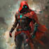 drawing custom superhero character in action