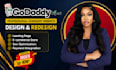 godaddy website design, redesign godaddy website design godaddy website