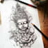 create a custom tattoo design as a professional tatto