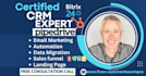 setup bitrix24 crm pipedrive automation hubspot zoho bitrix crm integration
