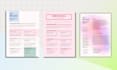 design a bold creative resume for artists and designers