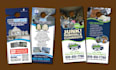 do door hanger design in canva, illustrator