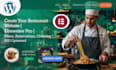 design stunning wordpress restaurant website elementor pro menu and reservation
