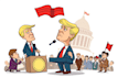 draw your political cartoon in unique style