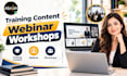 design course content, presentation for trainers and educators