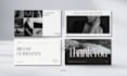 create a minimal powerpoint design or pitch deck design