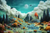 create concept art, fantasy landscapes, background scenes