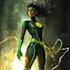 drawing custom superhero character in action