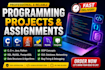 help you in python, java, cpp programming assignments and projects