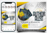 do book release, book signing and book launch flyer design