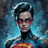 make concept art superhero character comic style