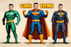 draw your favorite superhero character and comic character