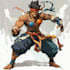 fantasy character art ,2d game character art in unique style