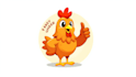 do wonderful chicken thumbs up mascot logo design