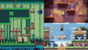 do pixel art tile set, top down isometric game tileset, tile map and background