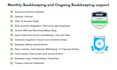do cleanup, reconciliation, bookkeeping, accounting  in quickbooks online, xero