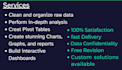 data analyzation and visualization, count net working days