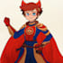 make super hero character design illustration