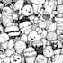 create cute doodle art pattern illustrations