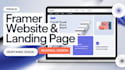 create responsive framer landing page design, framer website