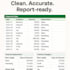 clean, format and  organize excel data for accuracy and speed