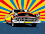 draw a retro pop art roy lichtenstein style