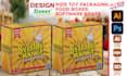 design kids toy packaging, food boxes, software box designs