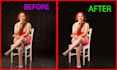 do photo retouching and with fast turnaround