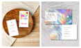 design a canva business card for artists and creatives