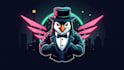 design awesome penguin mafia logo with unlimited revisions