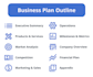 write a professional business plan