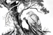 do a black and white engraving style illustration