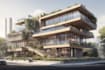 do concept hand drawn architectural render sketch