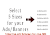design Five Different Sizes Banners or Ads of one design with unlimited revisions