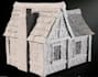 rebuild 3d terrain miniature, 3d model wargaming environment, 3d medieval print