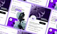 design premium social media kit for your brand