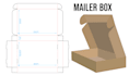 custom packaging dieline, box layout, print template