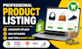 do shopify, woocommerce, etsy product listing and product upload