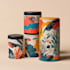 draw perfume label and box packaging design