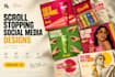 do social media ad creation, image ad, and ad design