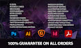 provide amazing graphic design for your project