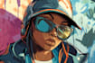 draw graffiti character, cool cartoon character