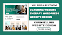 design coaching website therapy website consulting website counseling wordpress