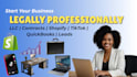 help you start your business with llc formation, contracts shopify setup lead