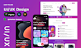 do figma ui ux design, website ui design, website mockup or mobile app ui design