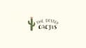 do tiny cactus line mascot logo design