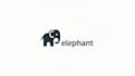 do minimal elephant line mascot logo design