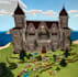build minecraft castle, villages, base, spawns, house
